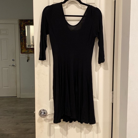 Charlotte Russe Dresses & Skirts - 3/4 Sleeve, Black T-Shirt Mini Dress from Charlotte Russe, size M